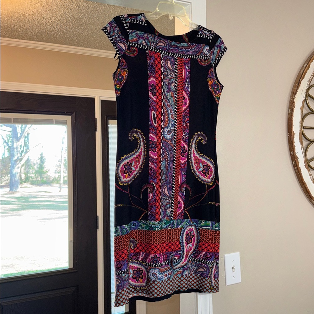 Paisley Print Dress